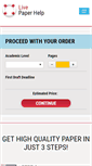 Mobile Screenshot of livepaperhelp.com